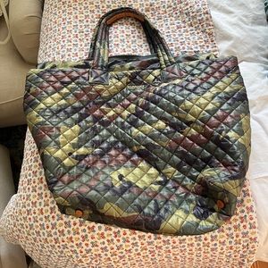 MZ Wallace camo tote bag